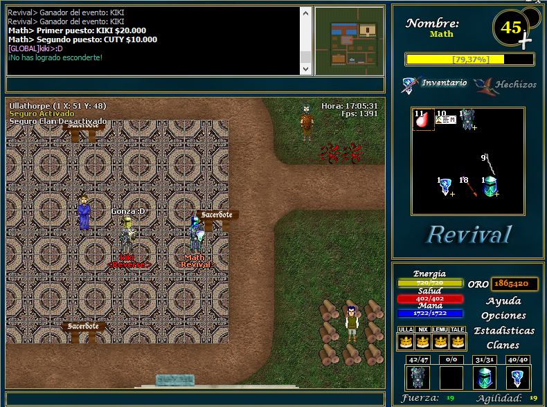 Ganador torneo oficial 1vs1 revival ao (KIKI) $20.000!